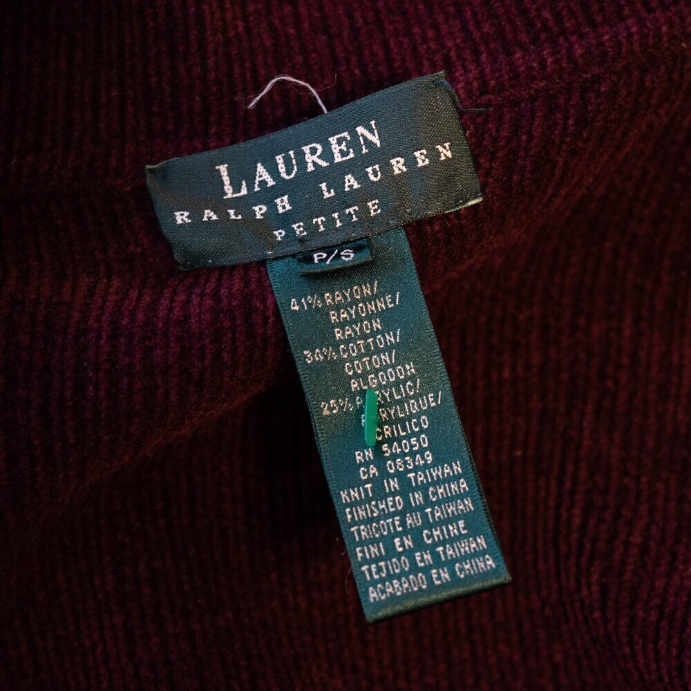 VTG Lauren Ralph Lauren Corduroy Coat/Jacket/Blazer Size S/P Long Sleeve Unisex - Picture 8 of 10